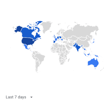 How to see who has visited your website with google analytics showing a global map